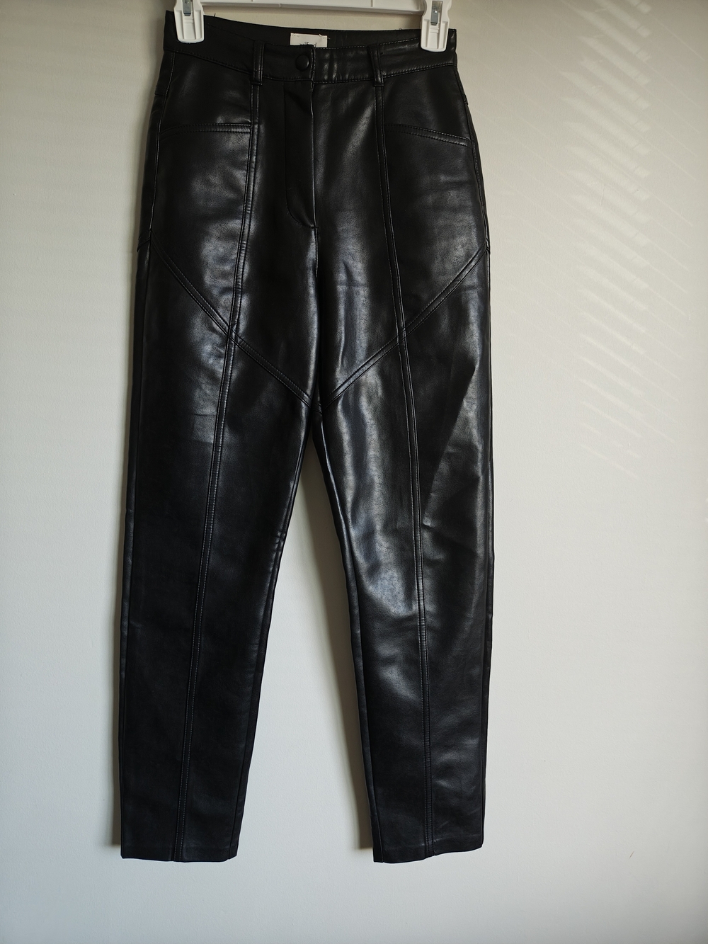 Wilfred High-Rise Leather Pants in Black New Without Tag💕 - Picture 2 of 14